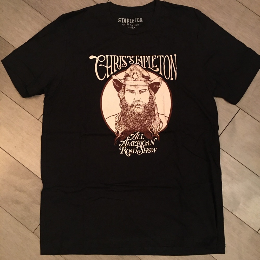New - Genuine Chris Stapleton concert t Shirt Medium
